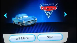 Loading in Cars 2 on Wii