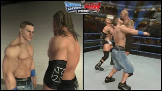 WWE Smackdown VS Raw 2010 Road To Wrestlemania John Cena & Triple H Team Up Against Big Show | #2