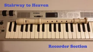 Stairway to Heaven - Led Zeppelin - Recorder Section