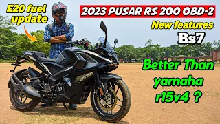 2023 Pulsar RS 200 Bs7 OBD-2 E20 fuel update || Ride Review - Better Than Yamaha R15M.?