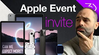 Apple September Event Invite, September 14th 2021. Can we expect the unexpected?