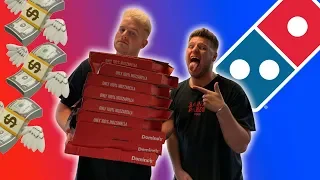 ORDERING GIANT PIZZAS TO MY BRO!! (PRANK)