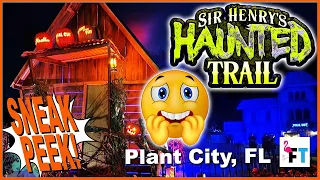 Sir Henry's Haunted Trail - 🎃 2022 Sneak Peek - Plant City #shorts #halloween #halloweenshorts