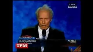 Clint Eastwood's Bizarre Speech At The Republican National Convention