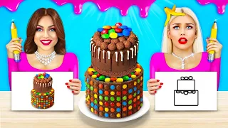 Who Draws Better? Creative And Funny Cake Decorating Challenges | Crazy Art Drawing by RATATA COOL