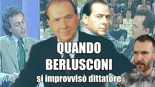 Quando BERLUSCONI cacciò SANTORO, BIAGI e LUTTAZZI dalla RAI