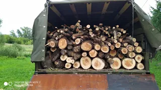 ГАЗ-66. Зеркала + заготовка дров