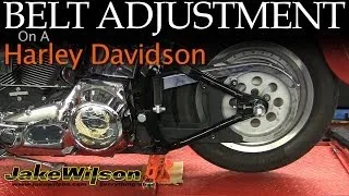 Harley Davidson Belt Inspection & Adjustment