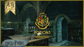 ⚡️ Hogwarts ASMR - Potions Classroom | Ambience & Animation | Harry Potter ambience [HD] ⚡️