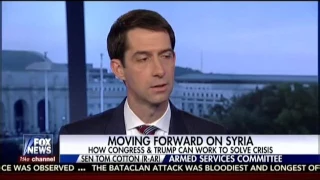 November 13, 2016: Sen. Tom Cotton on Fox News Special Report with Shannon Bream