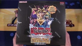 Yugioh The Dark Side of Dimensions Movie Pack Gold Edition Unboxing - Gold Secret Rares!