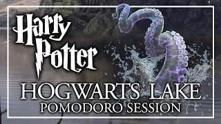 STUDY BY THE GREAT LAKE OF HOGWARTS - Harry Potter Pomodoro Session - Harry Potter ASMR