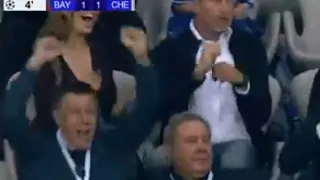 Roman Abramovich's reaction when Petr Čech saved a penalty in extra time | UEFA 2012