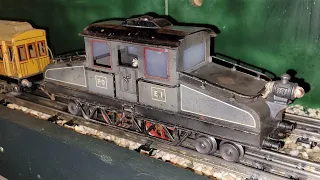 Tinplate Bing 1912 high voltage PO E1 steeple cab Paris Orleans 0 gauge