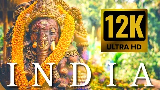 Journey to India - 12K / 8K ULTRA HD - Relaxing Calm Music