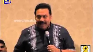 Mahinda Rajapakse opines regarding his son’ s arrest- Live at 8 News