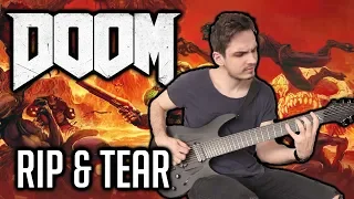 DOOM (OST) | Rip & Tear | GUITAR COVER (2020) + Screen Tabs