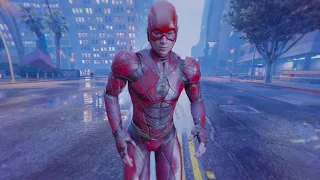 Justice League Flash Breaking The Rule of Light Speed (GTA 5 Flash/Quicksilver Mod)