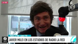 Javier Milei en los estudios de Radio La Red - EN VIVO - López 910