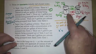 (DiffEQ, Fall 23) Exam 2 review - ODE systems