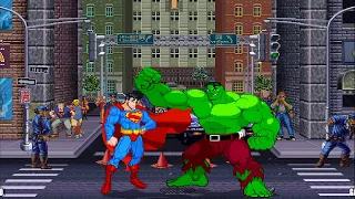 SUPERMAN VS HULK! THE MOST INTENSE FIGHT EVER!