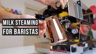 Milk Steaming For Latte Art - Barista Tutorial | Chris Baca
