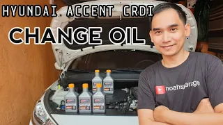 Hyundai Accent CRDI Change Oil