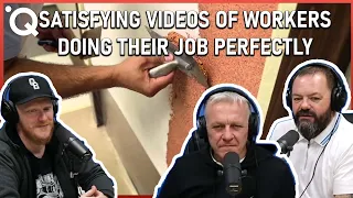 Satisfying Videos of Workers Doing Their Job Perfectly REACTION | OFFICE BLOKES REACT!!