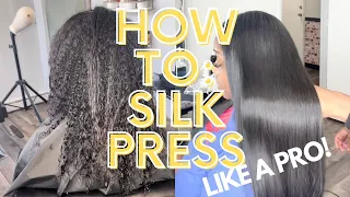 How To: Do a Shiny Silk Press