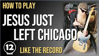 Jesus Just Left Chicago - ZZ Top | Guitar Lesson