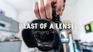 Samyang 14mm On Sony a7iii Video Test Review Cinematic