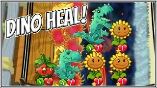 Aloesaurus in Triassic Rose Heal Deck - Plants vs Zombies Heroes Gameplay