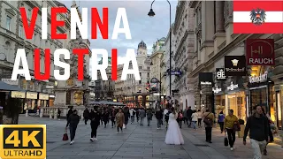 Walking Tour Vienna Innere Stadt Kärntner Straße Stephansplatz 2023 4K Video