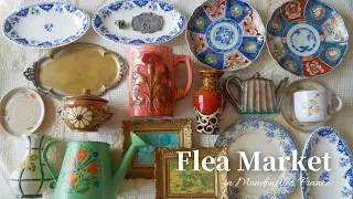 Treasure hunt at Flea Market in France ! Huge Garage Sale | Antiques & Vintage & Thrifting | HAUL