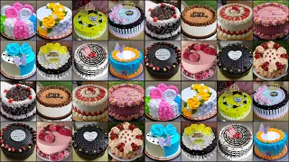 🎂Round Cake Decorating Ideas 2023/Round Cake Design/Anniversary Cake/Birthday Cake Design/Cake Ideas