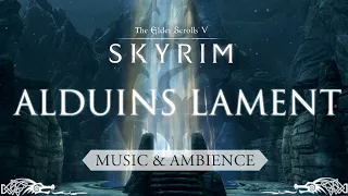Alduin's Lament | Echoes of Skuldafn | Skyrim Somber Ambience & Musical Storytelling
