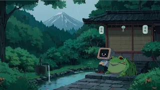 A peaceful, heavy rainy day 🌧 calm your anxiety, relaxing music - lofi hip hop mix - aesthetic lofi