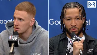 'He's our MVP' Donte DiVincenzo on Jalen Brunson Not Being MVP Finalist | 2024 NBA Playoffs