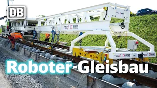 Roboter im Gleisbau bei Stuttgart 21