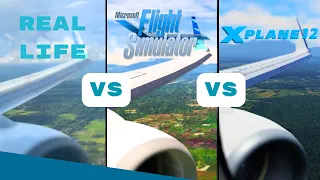MSFS 2020 vs X-Plane 12 vs Real Life! Landing in Padang, Indonesia