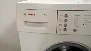 Bosch Maxx Logic and so on  Washing Machine 1400 800 No Spin Error code Reset, How To