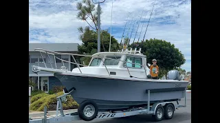 First Boat Trip to Catalina Island on our new 2021 Parker 2320 - Searching for Bluefin Tuna