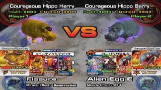 Courageous Hippo Harry VS Courageous Hippo Barry  | VS Tournament Mode Animal Kaiser Evo 8 — Eps 81