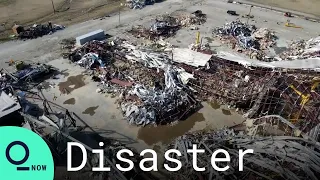 Aerial Video Shows Arkansas Tornado Damage, One Month After
