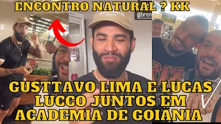 Gusttavo Lima e Lucas Lucco MALHANDO JUNTOS em Academia de Goiânia, encontro inusitado