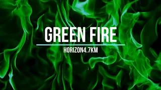SOOTHING GREEN FLAMES: RELAXING AND MEDITATIVE AMBIENCE FOR SLEEP | 10-HOUR VIDEO
