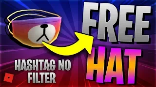 ROBLOX INSTAGRAM EVENT! FREE Promo Code for HASHTAG NO FILTER! (Roblox FREE BEAR MASK + TOYCODE)