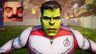 Hello Neighbor - My New Neighbor Hulk Avengers Act 1 Gameplay Walkthrough