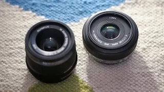 Panasonic 20mm f/1.7 vs. Olympus 25mm f/1.8 Micro 4/3 lens