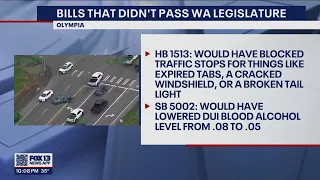 Bills that DID NOT pass the legislature | FOX 13 Seattle